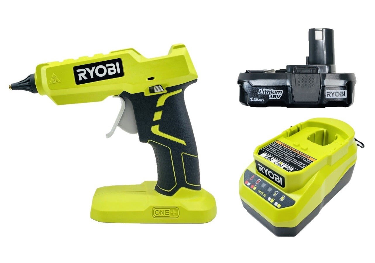 Ryobi 18Volt Hot Glue Gun Kit, Bulk Packaged eBay