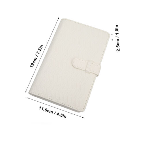 96 Pockets Mini Photo Album PU Leather Photo Album Large Capacity Picture St ND2 - Picture 1 of 51