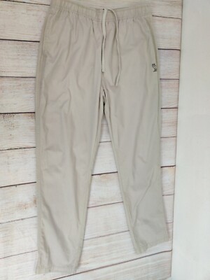 OVO Drake Khaki Owl Pants Drawstring Jogger Style Slim Fit Large 