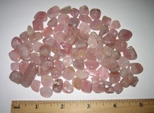 99 TUMBLED POLISHED 0.2"-0.7" ROSE QUARTZ CRYSTAL STONE MINERALS  145.3grams 3
