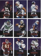 1996 PLAYOFF ABSOLUTE FOOTBALL UNSUNG HEROES COMPLETE 15 CARD SET 16 TO 30