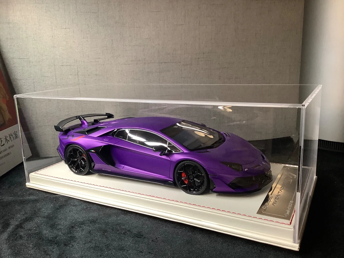 Lamborghini Aventador SVJ (Matt Purple) [Davis & Giovanni] 1/18