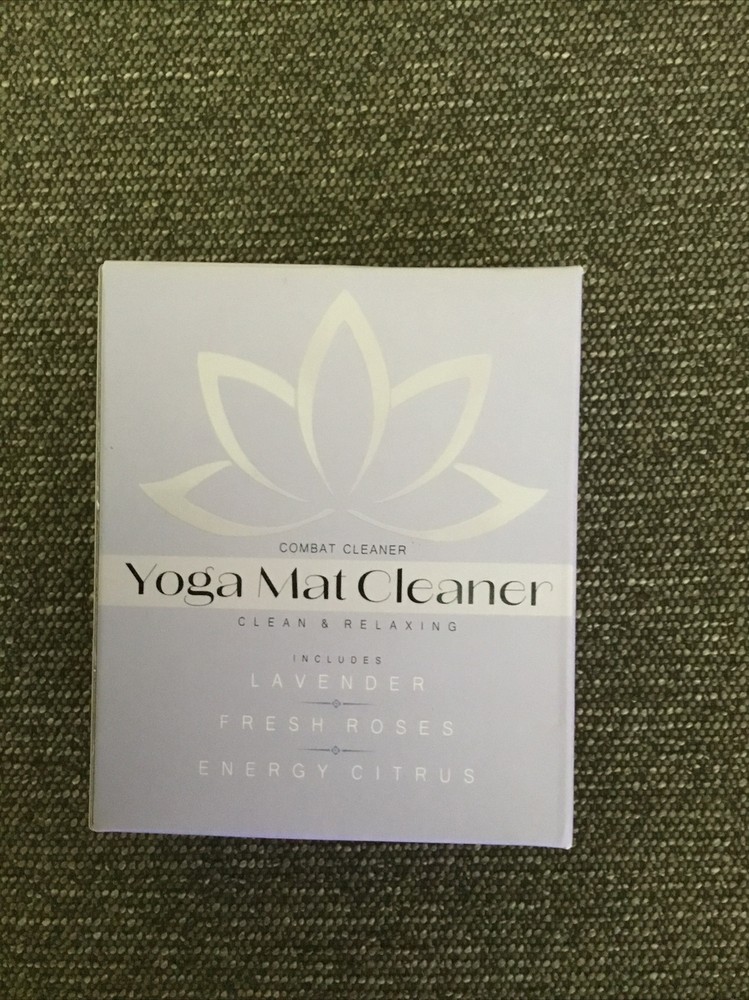 Natural Yoga Mat Cleaner 3-Pack – Lavender, Rose & Citrus – 2.5 fl oz with Cloth