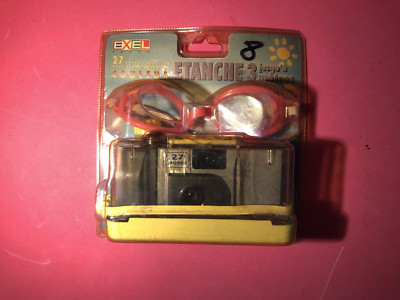 EINWEG WASSERDICHTE 35mm KAMERA / EXEL FOTO / ABGELAUFEN 1999 NEU IM KARTON