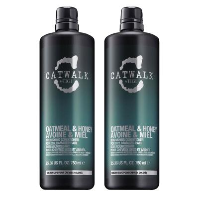 Catwalk by Tigi Oatmeal & Honey Nourish Conditioner für geschädigtes Haar 750ml, 2er Pack
