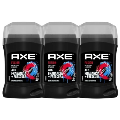 AXE Fusion Deodorant Stick   Fresh Citrus & Pimiento, Pack of 3