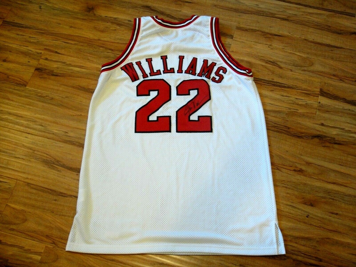 JASON JAY WILLIAMS GAME WORN USED SIGNED 2002-03 BULLS