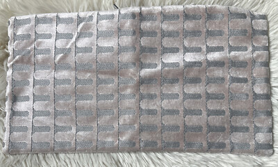 West Elm Cut Velvet Archways Pillow Cover 12”x21” Misty Rose NWOT