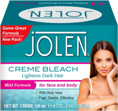 JOLEN Creme Bleach Mild Formula, 125ml Creme 30g Beschleuniger