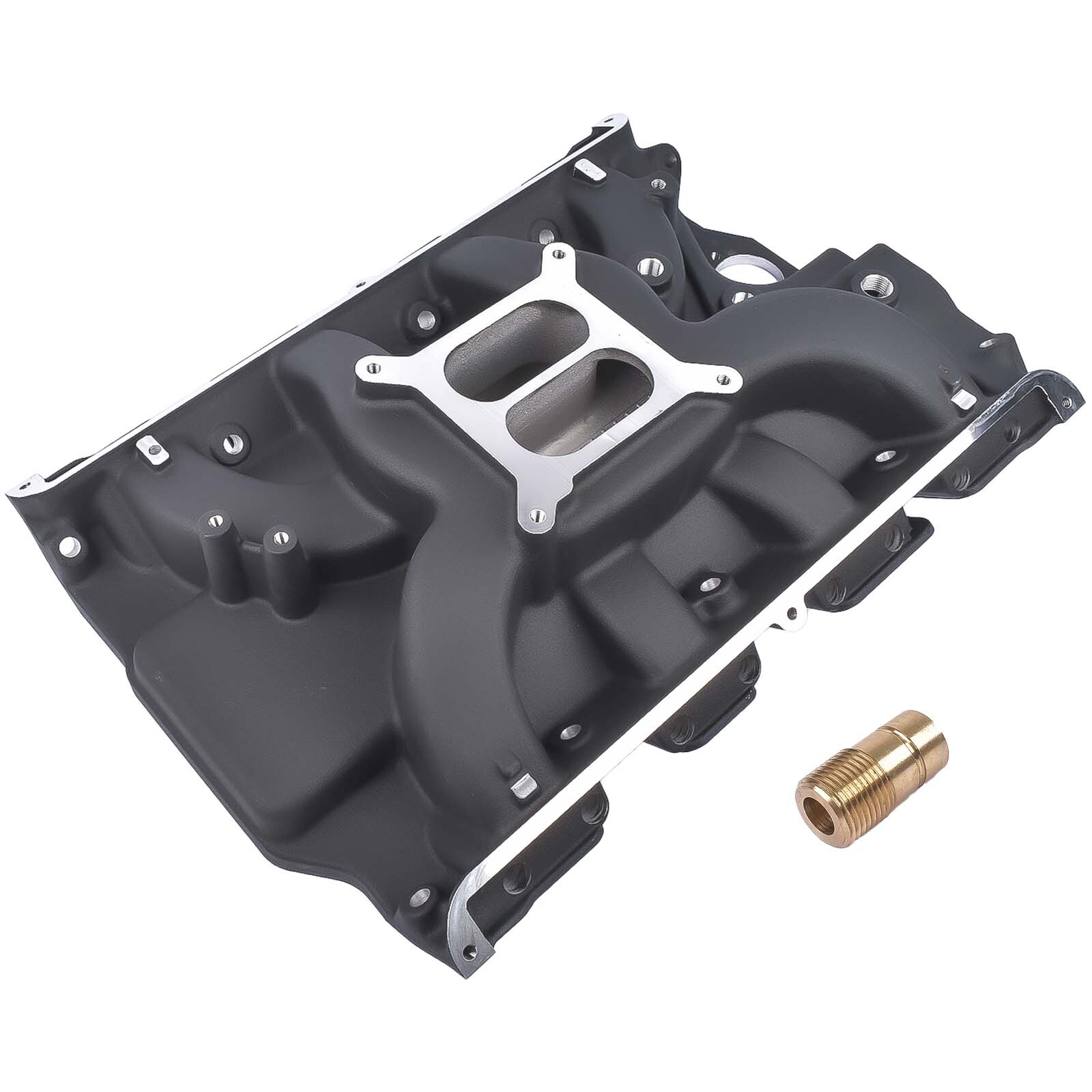Black Aluminum Dual Plane for Ford FE Intake Manifold 390 406 410 427