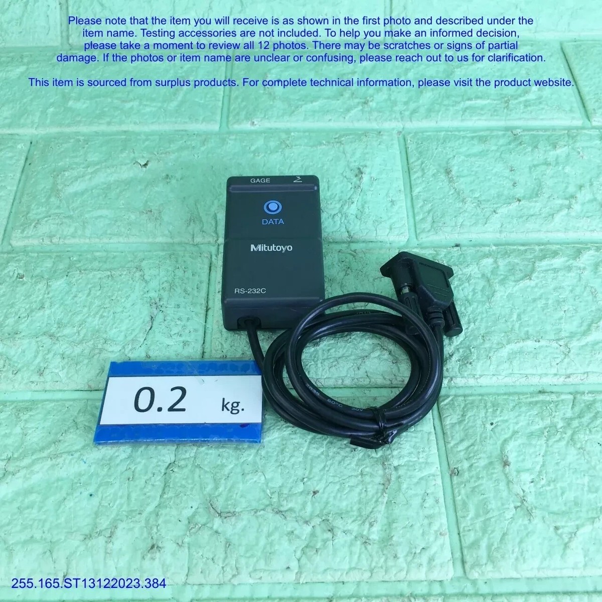 Mitutoyo IT-007R 264-007, DATA RS-232C as photos, sn:Random, Fast