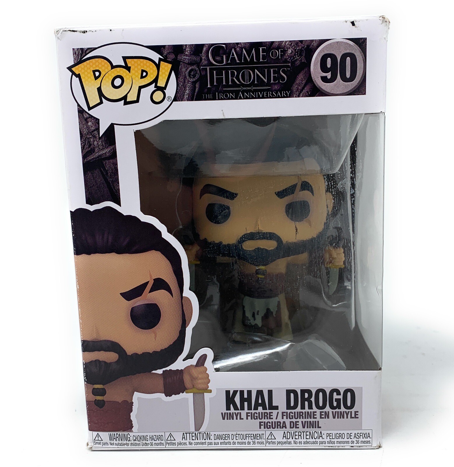Funko Pop! Game Of Thrones Khal Drogo #90 [With Daggers]-New!