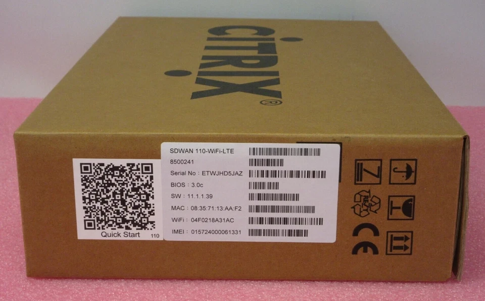 NUOVO Citrix SD-WAN 110 LTE WiFi Standard Edition Elettrodomestici Access Point Router - Immagine 2 di 4