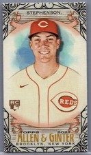 2021 Topps Allen & Ginter's Mini Black Border Rookie RC Tyler Stephenson #299