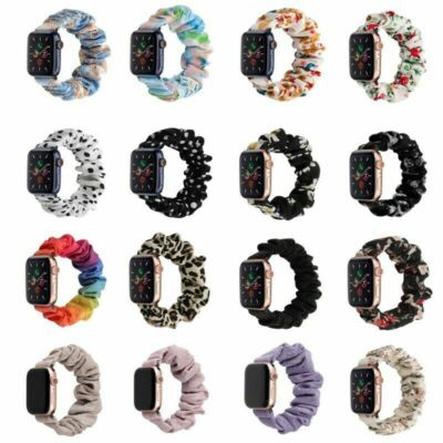 Scrunchie Fashion Loop Band Für Apple Watch Iwatch Series 6/5/4/3 38 44 Mm   