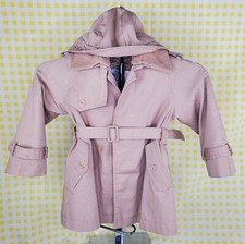 Vintage London Fog Childen s Trench Coat With Zip In Liner Matching Hat 3T