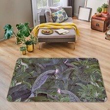 3D Purple Peacock ZHUA54 Game Non Slip Rug Mat Photo Carpet Andrea haase Zoe
