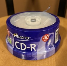 Memorex CD-R 700MB, 80MIN NEW 30 PACK Brand New
