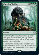 Chord of Calling - Foil Magic mtg Light Play, English Double Masters x1