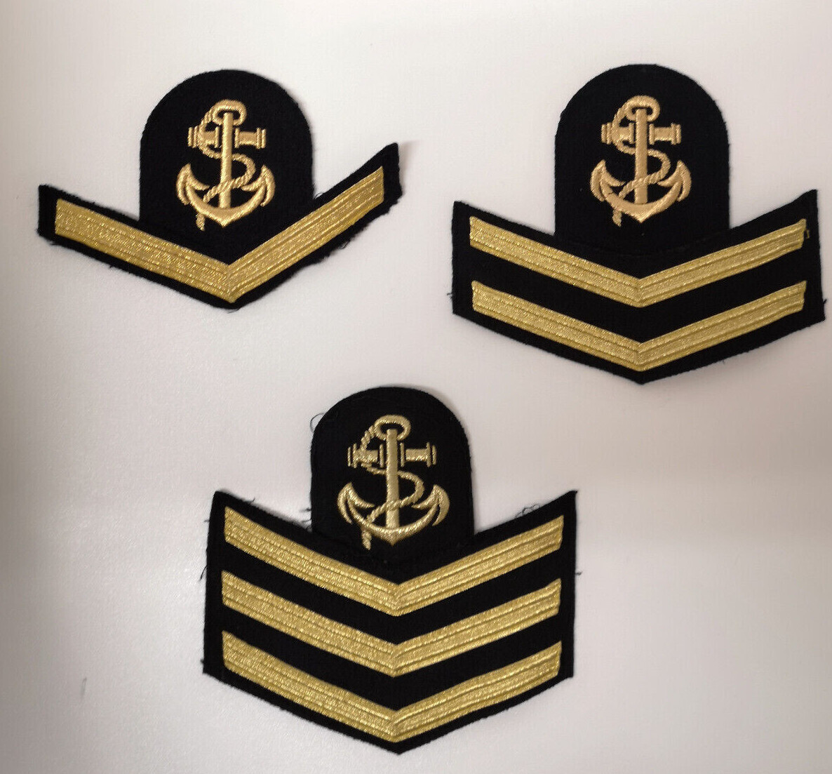 Distintivo Royal Navy Leading Rate Seaman Con Galloni Di Buona Condotta - Usato, Originale