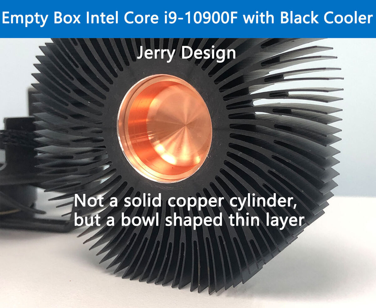 Empty Box Intel Core i9-10900F with Black Cooler | eBay Empty Box Intel Core i9-10900F with Black Cooler | eBay