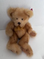 NWT Vintage Russ Berrie Pennington Teddy Bear Tan Plush 12" - 8" sitting