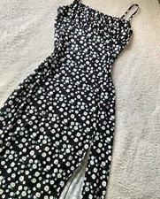 Shein floral dress color negro size 6