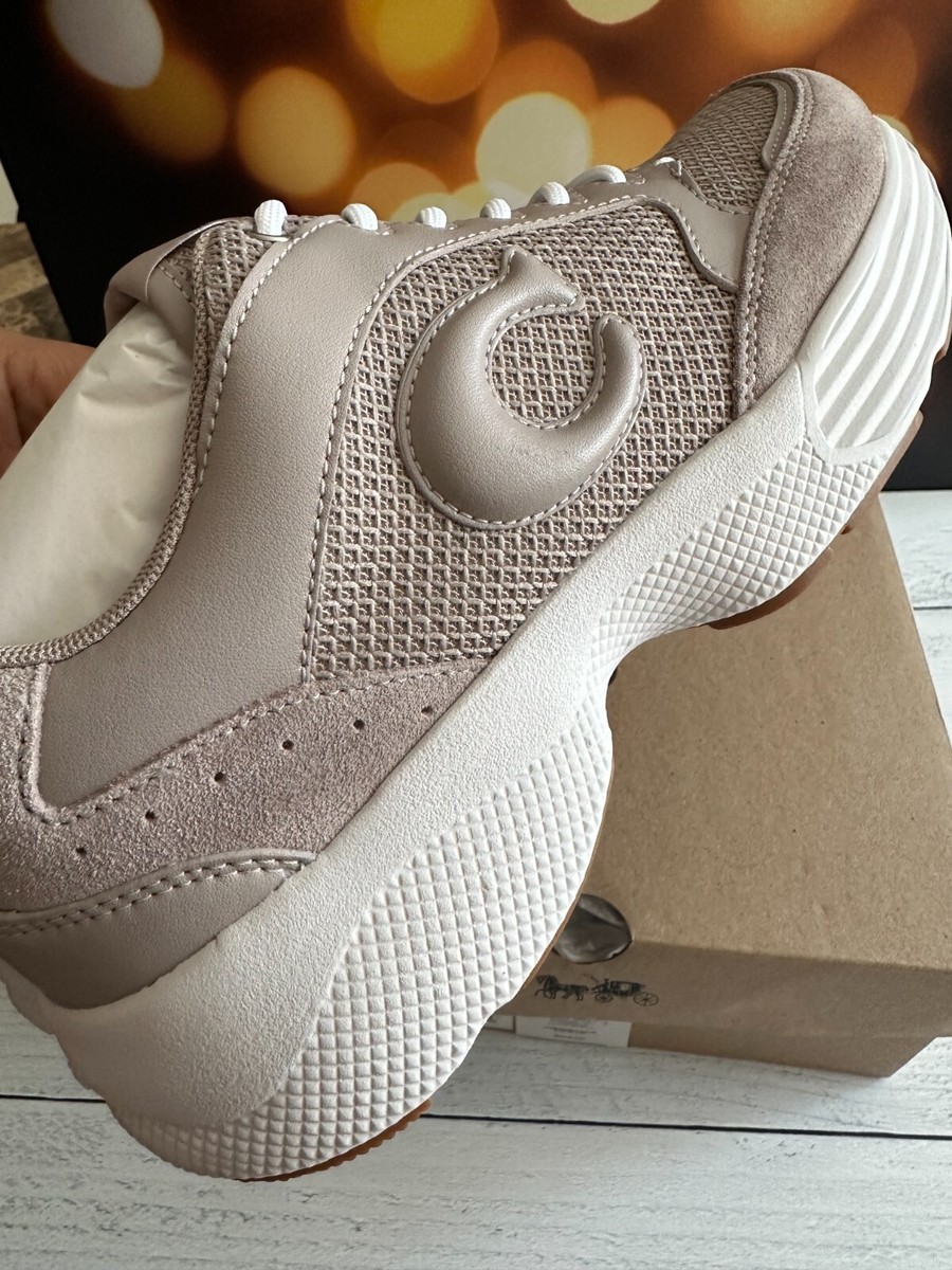 NEW Coach Strider Sneaker Grey Birch Women Size 9.5 CP837 | eBay