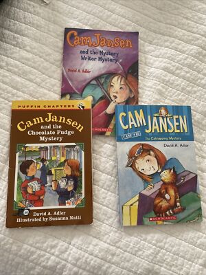 Lot of 3~ Young Cam Jansen Books~ Paperback~David Adler~*See Pictures For Titles
