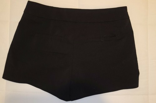 Women's candies black dress shorts cotton blend size 5 zip side Pockets - Picture 3 of 6