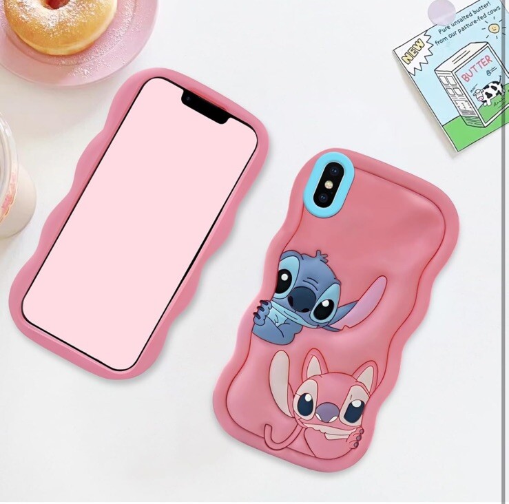 iPhone Xs Max Lilo Stitch Soft Phone Case Character