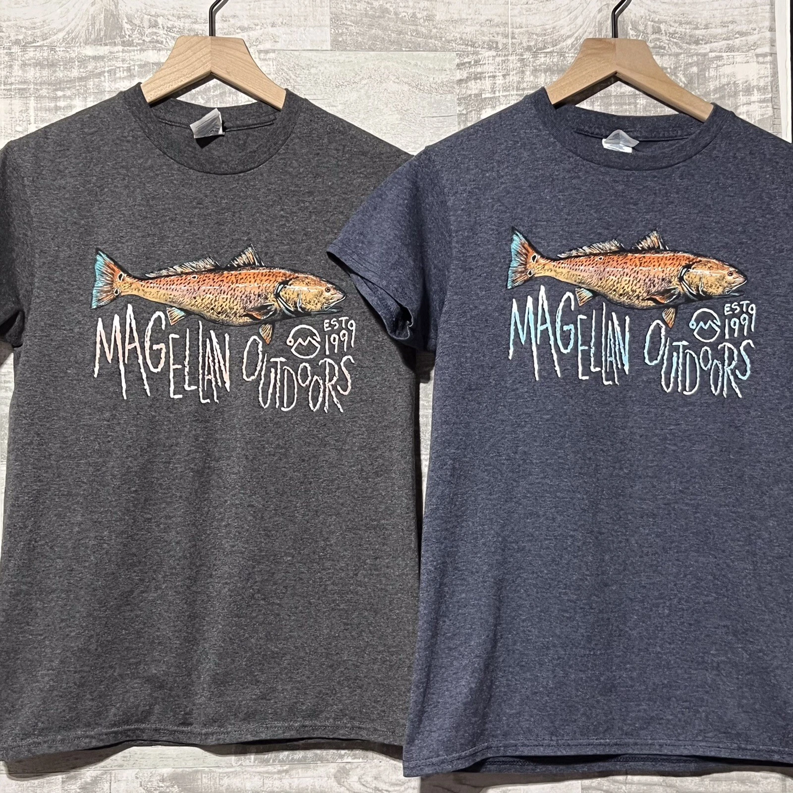 Magellan Outdoors Fishing Tee Shirt Adult Mens SMALL ~ BUNDLE LOT