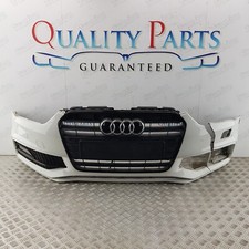AUDI A4 FRONT BUMPER IN WHITE LS9R S LINE FL B8 2014