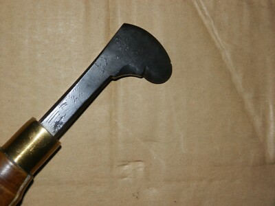 VINTAGE LEATHER WORKING SINGLE CREASING IRON TOOL.