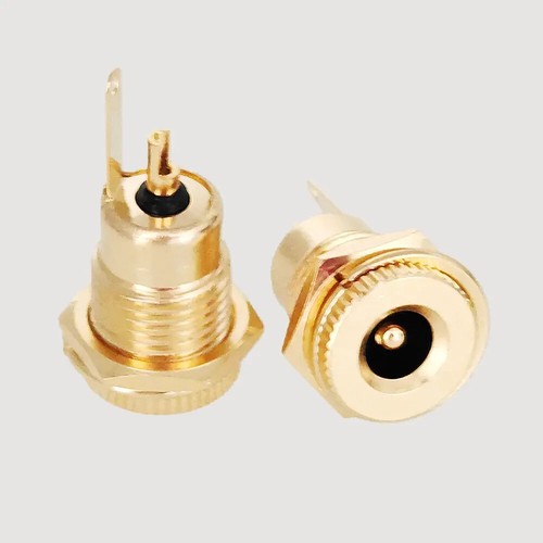 4 STCK. DC 5,5*2,5 mm Buchse Vergoldet 30 V 10 A Buchse Stecker Netzteil - Bild 2 von 8