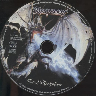 Rhapsody: Power Of The Dragonflame MUSIC AUDIO CD symphonic power metal rock '02