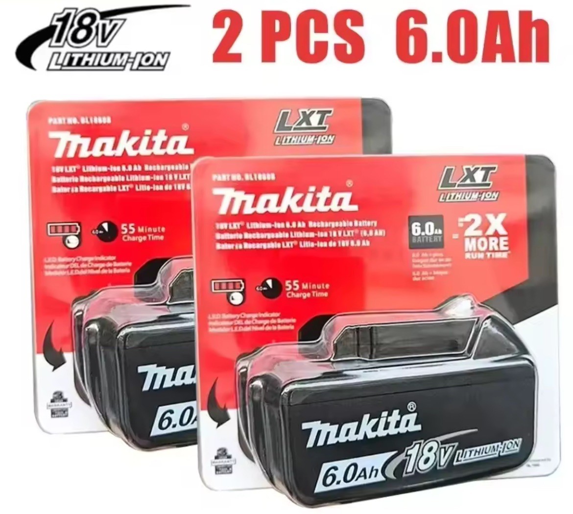 Batterie Makita Li-ion 18V 6,0Ah BL1860 accumulateur lithium d'origine