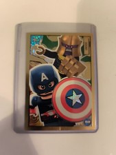 Limitierte Lego Sammelkarte Captain America Vs. Thanos