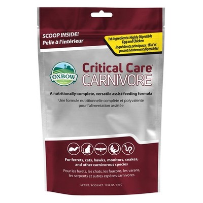 Oxbow Critical Care Carnivore, Recovery Food for Cats & Ferrets, 340 g