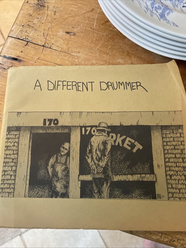 A Different Drummer lit. magazine 1970s Market Street Poetry And Illustrations
