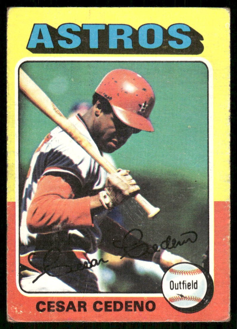 1975 Topps Cesar Cedeno #590 Houston Astros
