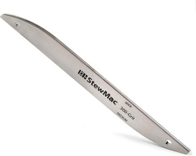 StewMac Offset Diamond Guitar Fret Crowning File, 300-Grit