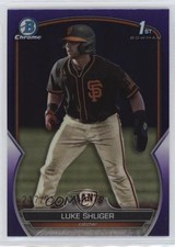 2023 Bowman Draft Chrome Purple Refractor 217/250 Luke Shliger #BDC-47 0z0v