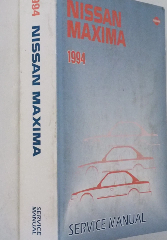 Nissan Máxima 1994 manual de servicio de fábrica original libro de reparación de taller GXE SE Foto 2 de 3