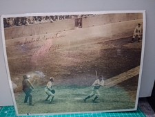 Babe Ruth Autograph (Reproduction) Print of his Sixtieth Home Run 1927 Yankees