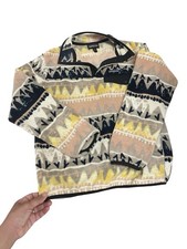 Patagonia Synchilla Snap-T Pullover Women s XS Bandicoot Aztec Pullover Fleece