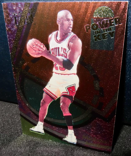 1993/94 FLEER ULTRA MICHAEL JORDAN 2 OF 9 POWER IN THE KEY "TRIMMED" READ