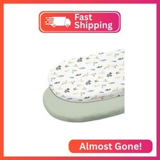 Gllquen Baby Bassinet Sheets 2 Pack, 100 Organic Cotton Bassinet Fitted Sheets