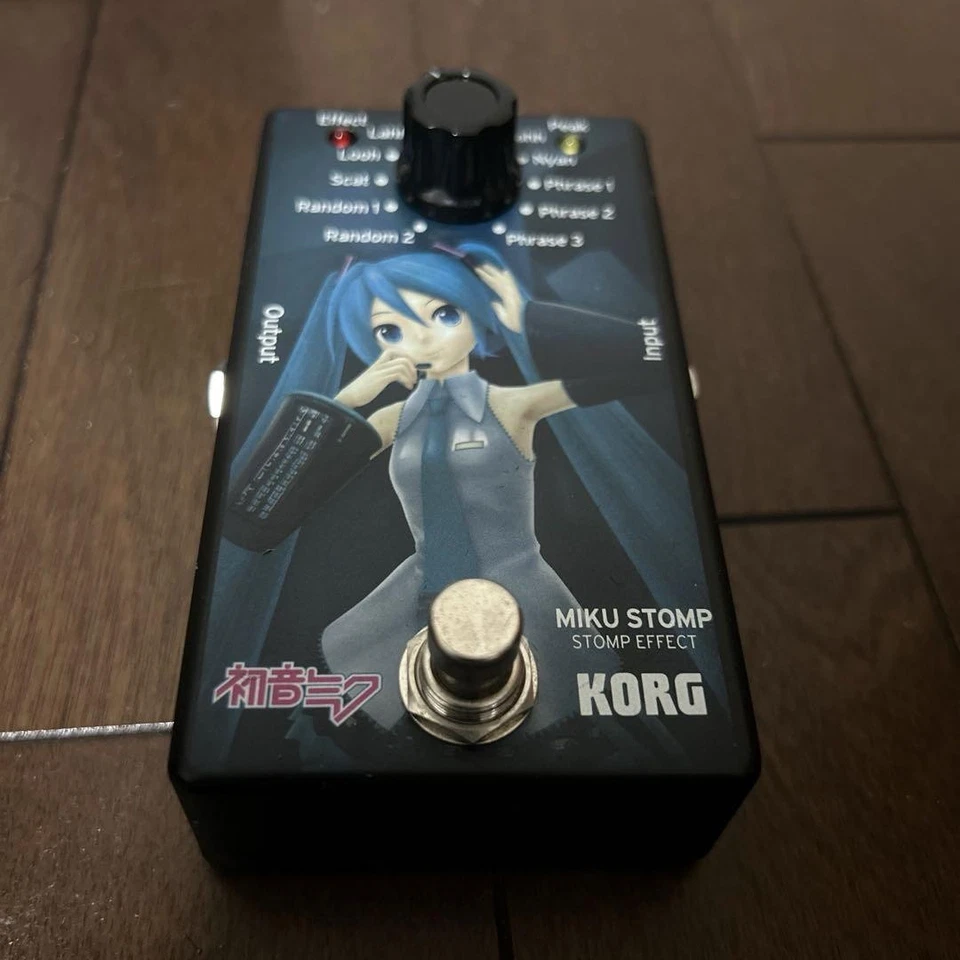 KORG MIKU STOMP Vocaloid Guitar Effect Pedal Rare Discontinued Japanese Edition - Photo 2/3