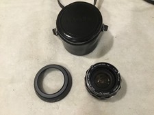 Minolta MC W. Rokkor-SG 28mm F3.5 wide Angle Lens w/case Lens Shade no caps